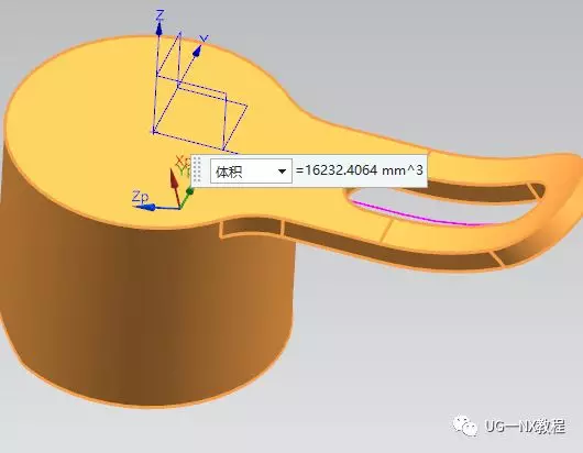 UG NX图文教程——柱形卡环（曲线长度：弧长计算及圆弧棱边斜角）的图29